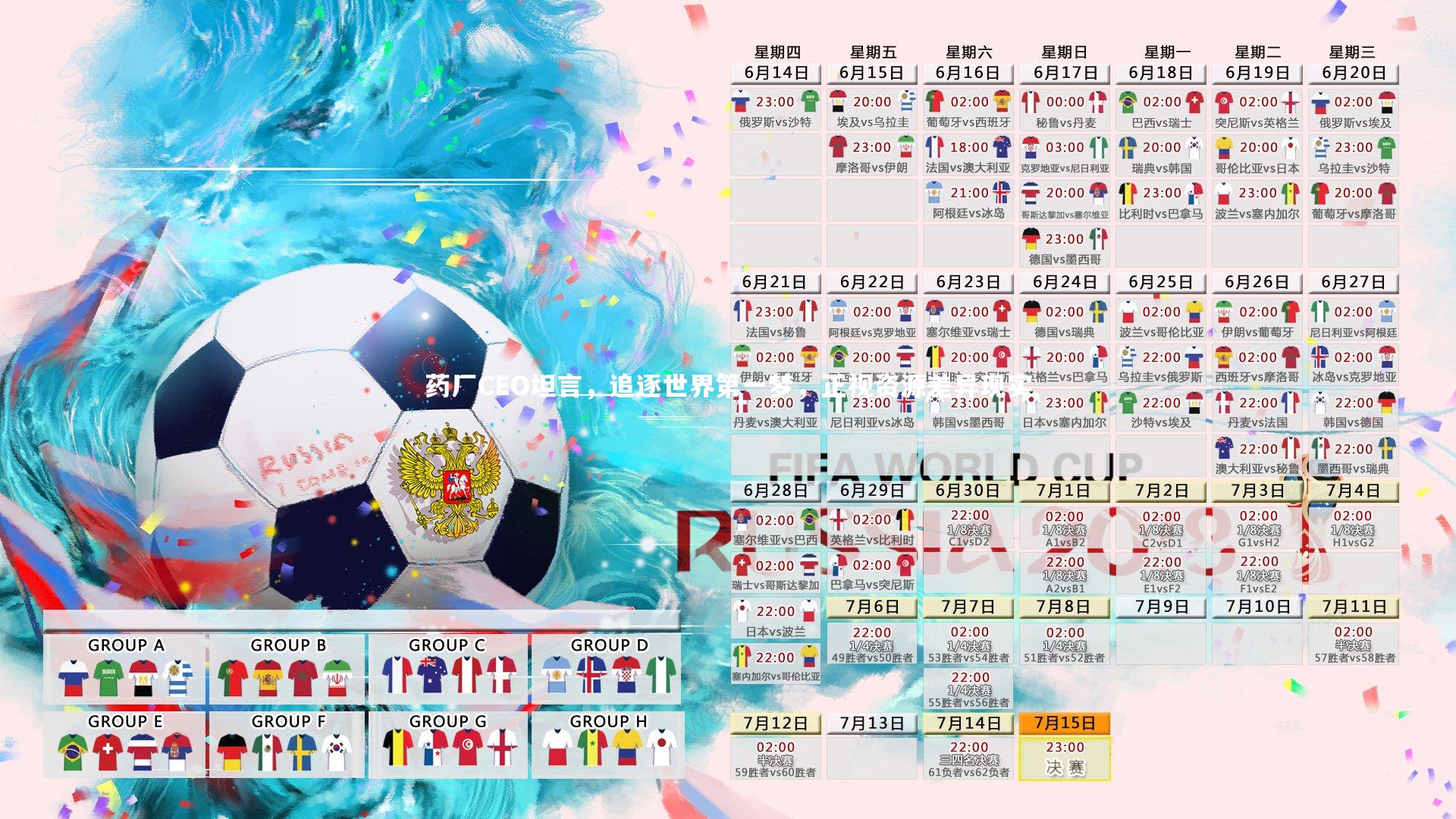 药厂CEO坦言,追逐世界第一梦,正视资源差异现实